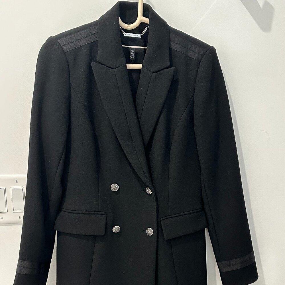 WHBM Long Black Blazer